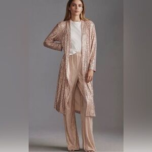 Mare Mare + Anthropologie Sequin Duster size L